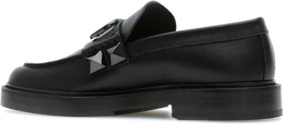 Valentino Garavani Stijlvolle Loafers voor Mannen Black Heren