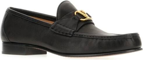 Valentino Garavani Stijlvolle Loafers voor Mannen Black Heren