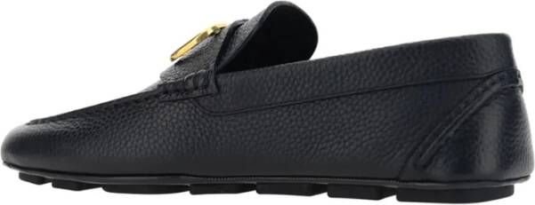 Valentino Garavani Stijlvolle Loafers voor Trendy Fashionistas Black Heren