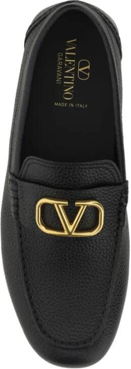 Valentino Garavani Stijlvolle Loafers voor Trendy Fashionistas Black Heren