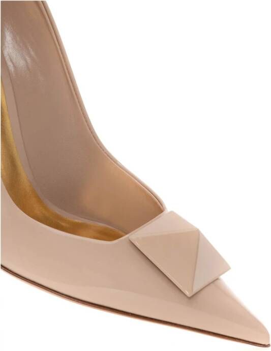 Valentino Garavani Stijlvolle Pumps met Uniek Design Beige Dames