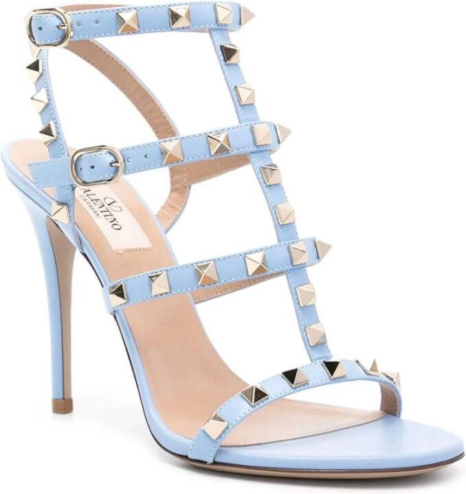 Valentino Garavani Stijlvolle Sandalen met Uniek Ontwerp Blue Dames