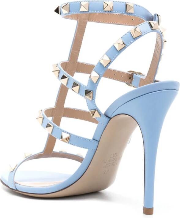 Valentino Garavani Stijlvolle Sandalen met Uniek Ontwerp Blue Dames