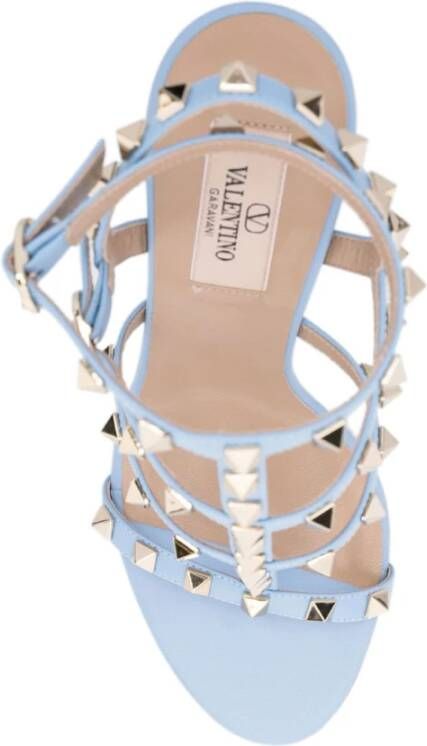 Valentino Garavani Stijlvolle Sandalen met Uniek Ontwerp Blue Dames