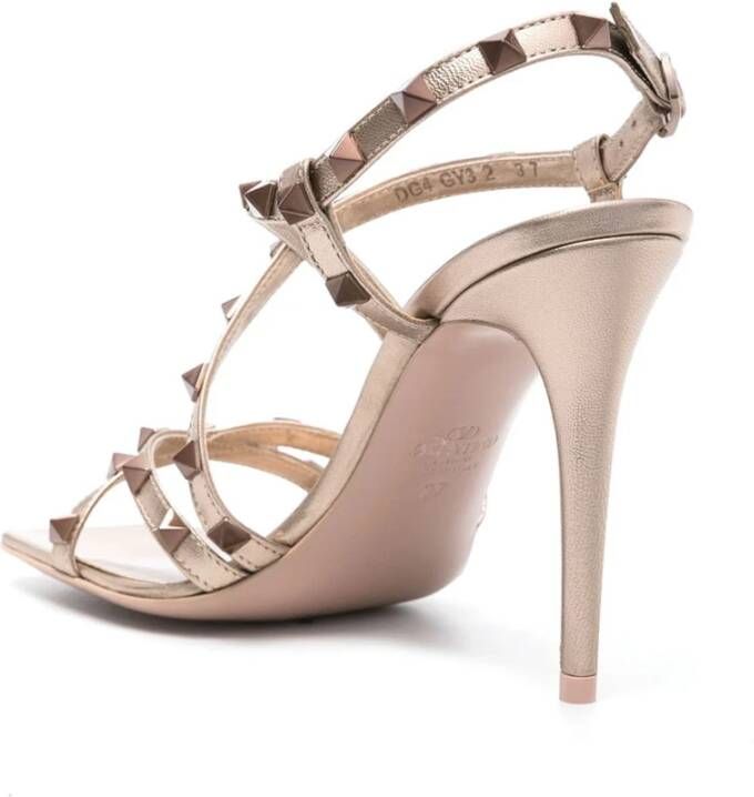 Valentino Garavani Stijlvolle Sandalen voor Zomerse Look Beige Dames