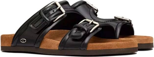 Valentino Garavani Stijlvolle Slide Sandalen Black Heren