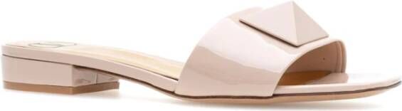 Valentino Garavani Stijlvolle Slides voor Trendy Zomerse Look Beige Dames