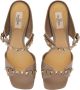 Valentino Garavani Stijlvolle Slippers voor Vrouwen Beige Dames - Thumbnail 4