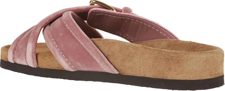 Valentino Garavani Stijlvolle ZN9 Slide Sandalen Pink Dames