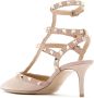 Valentino Garavani Studded Caged Pumps Beige Dames - Thumbnail 3