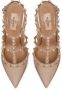 Valentino Garavani Studded Heel Enkelband Pumps Pink Dames - Thumbnail 3