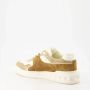 Valentino Garavani Studded Lace-Up Leren Sneakers Beige Heren - Thumbnail 6