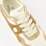 Valentino Garavani Studded Lace-Up Leren Sneakers Beige Heren - Thumbnail 7