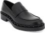 Valentino Garavani Studded Leather Loafers Black Heren - Thumbnail 4