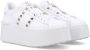 Valentino Garavani Studded Leren Flatform Sneaker White Dames - Thumbnail 2