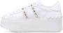 Valentino Garavani Studded Leren Flatform Sneaker White Dames - Thumbnail 3