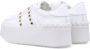 Valentino Garavani Studded Leren Flatform Sneaker White Dames - Thumbnail 4