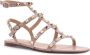 Valentino Garavani Studded Leren Sandalen Beige Dames - Thumbnail 2