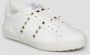 Valentino Garavani Open Rockstud Untitled Leren Sneakers White Heren - Thumbnail 2