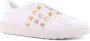 Valentino Garavani Studded Leren Sneakers White Heren - Thumbnail 2