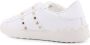 Valentino Garavani Studded Leren Sneakers White Heren - Thumbnail 2