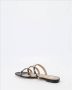 Valentino Garavani Zwarte leren Rockstud sandalen Black Dames - Thumbnail 3