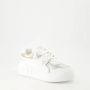 Valentino Garavani Studded Wit Leren Platform Sneakers White Dames - Thumbnail 2