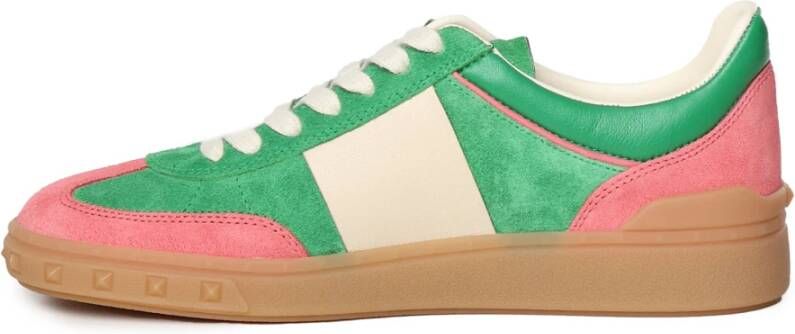 Valentino Garavani Suède sneakers met VLogo-detail Multicolor Dames