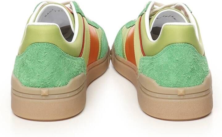 Valentino Garavani Suède Sneakers met VLogo Detail Multicolor Heren