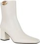 Valentino Garavani Vet Editie Goud Logo Bootie White Dames - Thumbnail 2