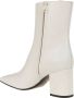 Valentino Garavani Vet Editie Goud Logo Bootie White Dames - Thumbnail 3