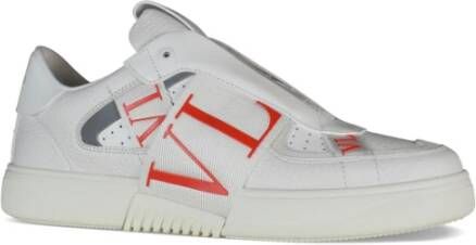 Valentino Garavani Vl7N Witte Leren Sneakers White Heren