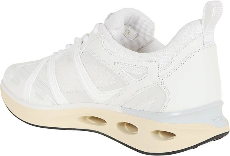 Valentino Garavani Reflecterende Vlogo Easyjog Sneaker White Heren