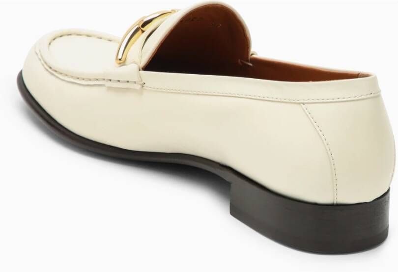 Valentino Garavani Vlogo Loafer Schoen Beige Dames