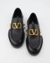 Valentino Garavani Luxe VLogo Moccasins Black Heren - Thumbnail 6