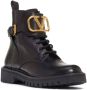 Valentino Garavani VLogo Signature Combat Boots Zwart Dames - Thumbnail 4