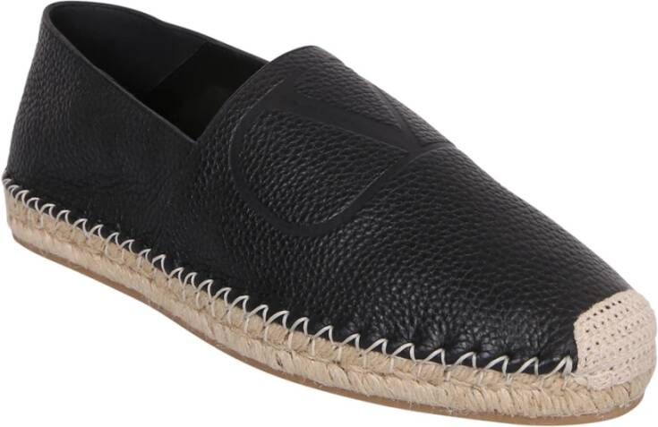 Valentino Garavani Vlogo Signature Espadrilles Black Heren