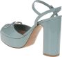 Valentino Garavani VLogo Signature Lakleren Sandaal Blue Dames - Thumbnail 3