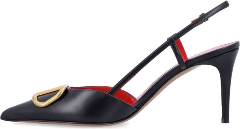 Valentino Garavani VLogo Signature Slingback Pump Black Dames