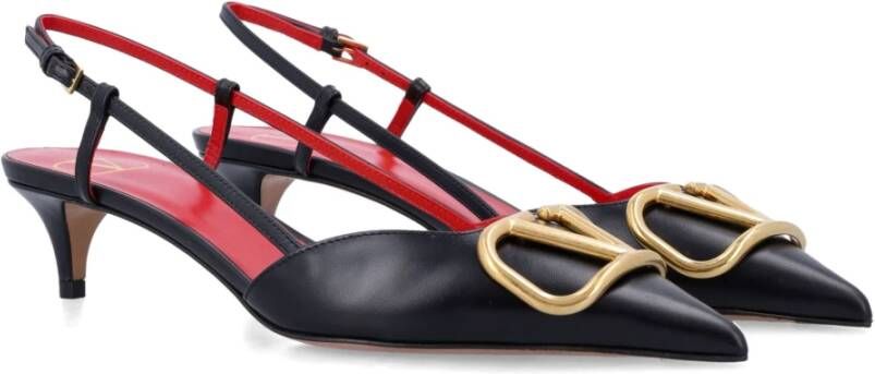 Valentino Garavani VLogo Signature Slingback Pump Black Dames