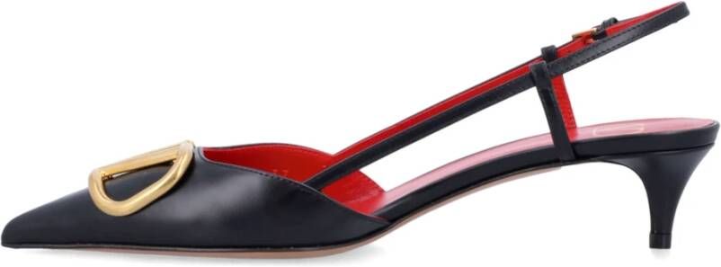 Valentino Garavani VLogo Signature Slingback Pump Black Dames