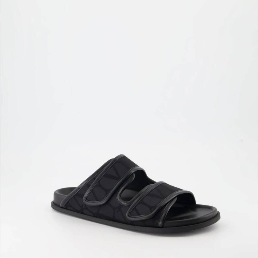 Valentino Garavani VLogo Sliders Black Heren