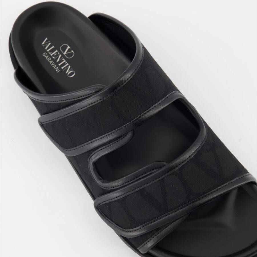 Valentino Garavani VLogo Sliders Black Heren