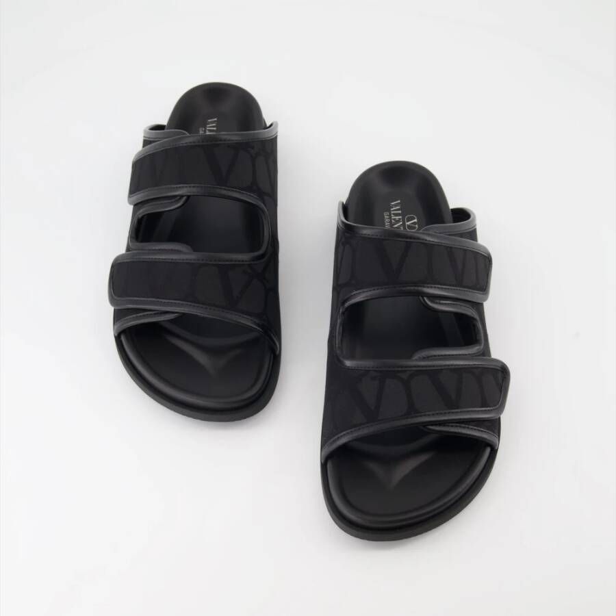 Valentino Garavani VLogo Sliders Black Heren