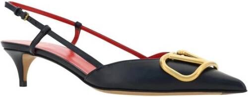 Valentino Garavani VLogo Slingback Pumps Black Dames