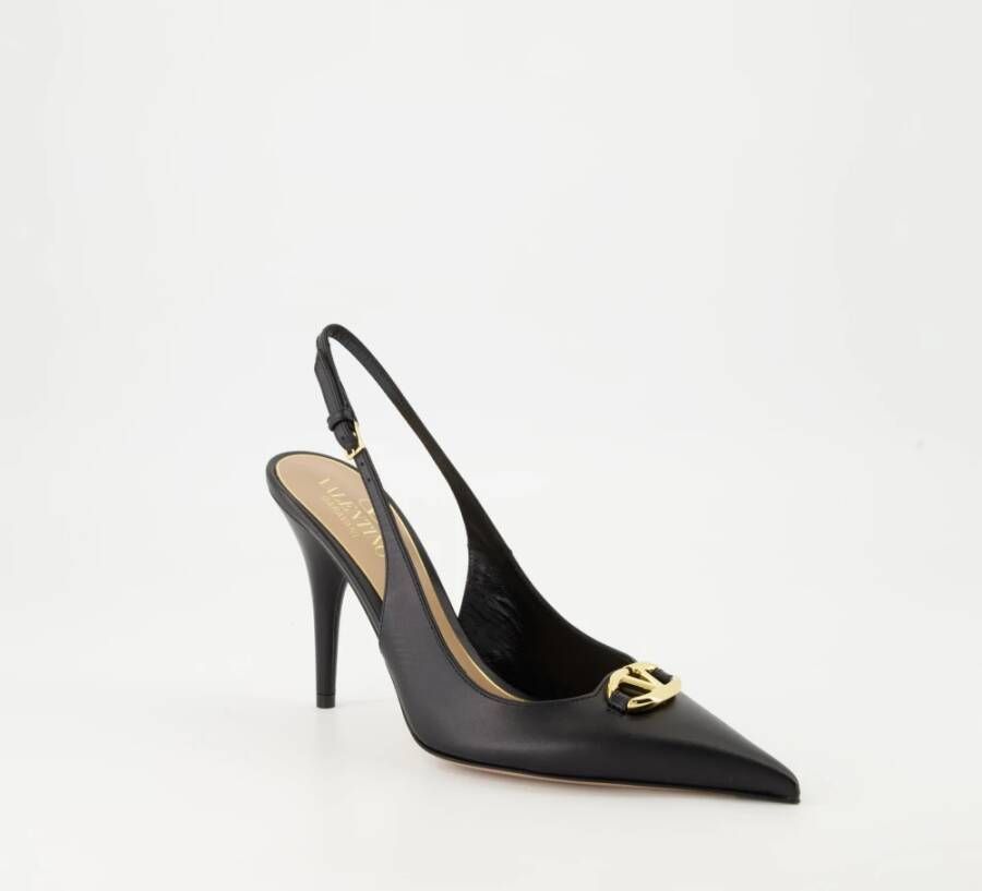 Valentino Garavani VLogo The Bold Leren Pumps Black Dames