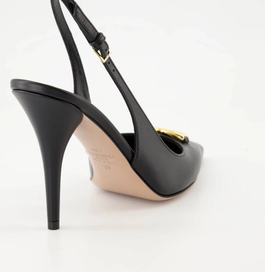 Valentino Garavani VLogo The Bold Leren Pumps Black Dames