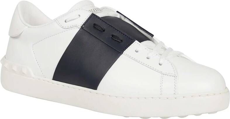 Valentino Garavani Wit Marine Open Sneaker White Heren