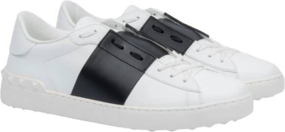 Valentino Garavani Witte en zwarte open sneakers White Heren