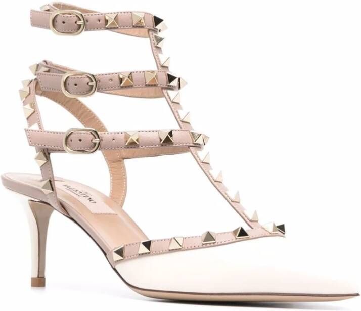 Valentino Garavani Witte Kooi Stiletto Hak Schoenen White Dames